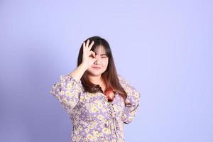 Chubby Asian Woman photo