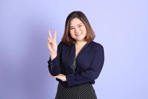 Chubby Asian Woman photo