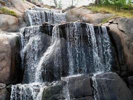 waterfall in the Park of Kotka, Finland photo