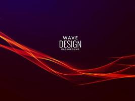 Dark abstract background with flowing colorful wave background pattern vector