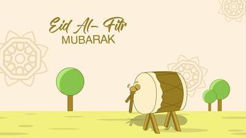 eid al fitr motion graphics background illustration video