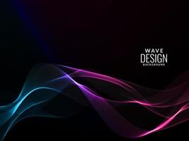 Abstract background modern elegant colorful wave background vector