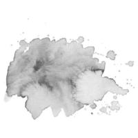 Grayscale abstract watercolor background for your design. vector