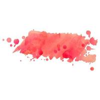 Abstract isolated colorful vector watercolor stain. Grunge element for paper design