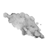 Grayscale abstract watercolor background for your design. vector