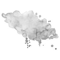 Grayscale abstract watercolor background for your design. vector