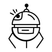 Check out this space capsule doodle icon vector