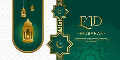 Eid Mubarak Background Design. Vector illustration suitable for greeting cards, posters and banners.