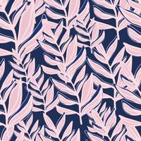 Creative exotic plant backdrop. Jungle leaf seamless pattern. Tropical pattern, palm leaves seamless. vector