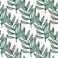 Tropical pattern, palm leaves seamless. Modern jungle leaf seamless pattern. Botanical floral background. Exotic plant backdrop. vector