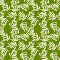 Tropical pattern, palm leaves seamless. Jungle leaf seamless pattern. Botanical floral background. Exotic plant backdrop. vector