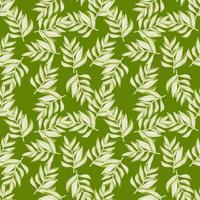 Tropical pattern, palm leaves seamless. Jungle leaf seamless pattern. Botanical floral background. Exotic plant backdrop. vector