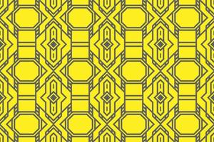 Yellow abstract modern geometric shape pattern seamless background vector design.