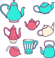 Teapots Doodle Pack