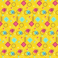 Memphis Pattern Background vector