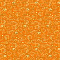 Cheese Bakery Pattern Background vector