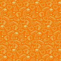 Cheese Bakery Pattern Background vector