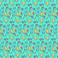 Party Day Pattern Background vector