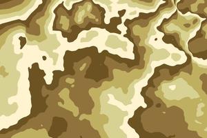 Olive abstract military background. The modern wavy camouflage pattern in khaki colors. Classic clothing style masking camo vector