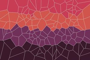 diseño de fondo de vector de malla de líneas de patrón de diagrama de voronoi de gradiente geométrico plano rosa y púrpura