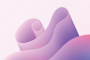 Abstract dynamic liquid gradient shape vector background. Minimalist curved design. Geometric twisted graphic texture