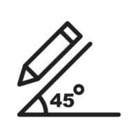 Studying Geometry Line Icon vector