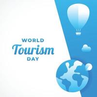 National Tourism Day Design Background For Greeting Moment vector