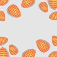 egg pattern for print or banner background vector