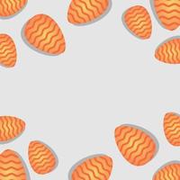 egg pattern for print or banner background vector