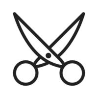 Pair of Scissors I Line Icon vector