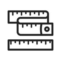 Measuring Tools Line Icon vector