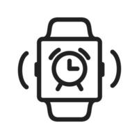 Alarm Ringing Line Icon vector