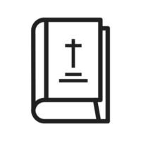 Holy Book Line Icon vector