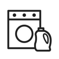 Laundry Detergent Line Icon vector