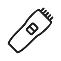 Shaving Machine Line Icon vector