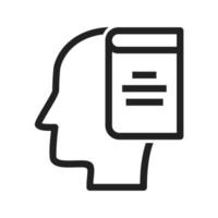 Learning Skills Line Icon vector