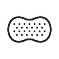 Soap Holder Line Icon vector