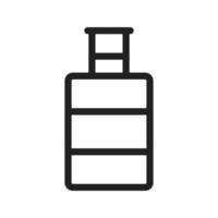 Drink Bottle Line Icon vector