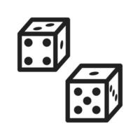 Probability Line Icon vector