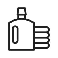 Drycleaning Clothes Line Icon vector