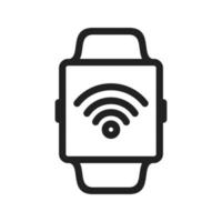 WiFi Connected Line Icon vector