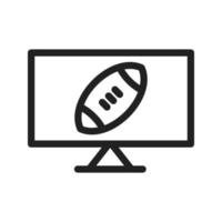 Sports News Line Icon vector