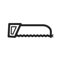 Hacksaw Line Icon vector