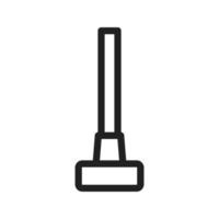 Sledgehammer Line Icon vector