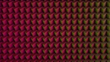 Abstract digital background mad of 3d cubes. Red and Brown. 3d Rendering. photo