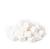 Marshmallows isolated on white background photo