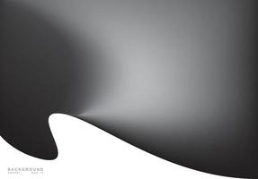 Black silk drapery waves background. Abstract vector wave