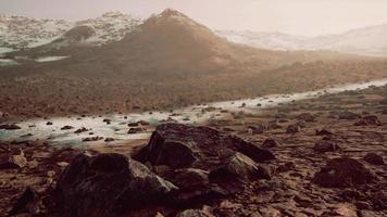 paisaje del desierto rocoso del altiplano boliviano video