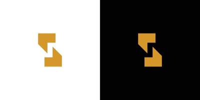 modern and unique letter S initials logo design 1 vector