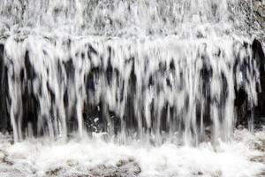 Abstract close-up waterfall. photo